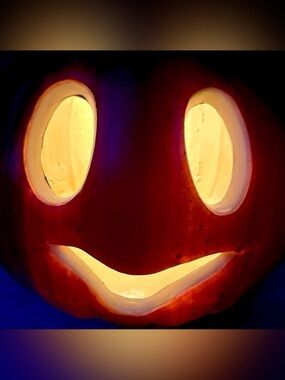 Vintage Pumpkin Jack O Lantern Lighted Halloween Fall Decor